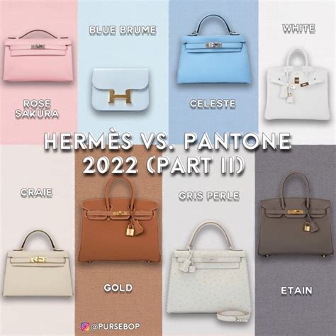 classic hermes color|hermès color chart 2022.